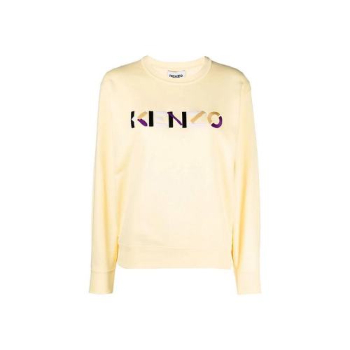  KENZO/高田贤三 女士白色棉质卫衣 FB62SW8204MO-04 PLFSX