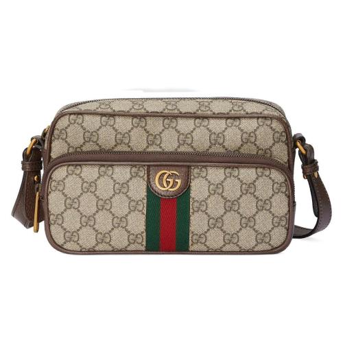  GUCCI古驰 22年秋冬 男士 Ophidia系列小号邮差包 723312 96IWT 8745