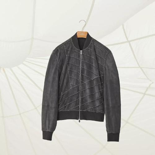 HERMES爱马仕 22年秋冬 男士 夹克 Blouson bord-cote H253400HE6348