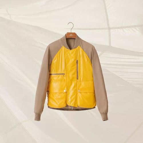  HERMES爱马仕 22年秋冬 男士 夹克 Blouson bord-cote reversible H252320HDUA48