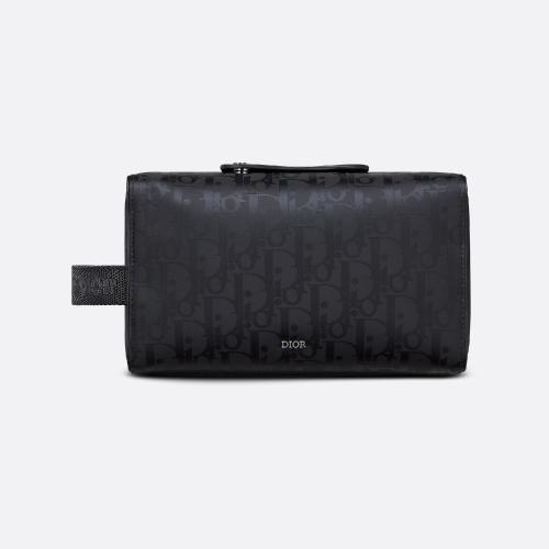  DIOR迪奥 22年秋冬 男士 手拿包 Dior Lingot 洗漱包 2ADCA418SWC_H00N