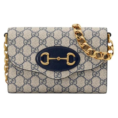  GUCCI古驰 22年秋冬 女士 Gucci Horsebit 1955系列迷你手袋 724713 HUHHX 4065