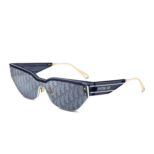 DIOR/迪奥 22年春夏新款 DIORCLUB M3U系列 女士蓝色老花图案镜片醋酸纤维镜框眼罩式太阳眼镜墨镜CLUBM3UWT_30B8