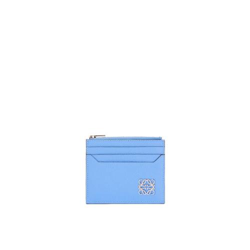  LOEWE罗意威 22年秋冬 女士 卡包 Anagram square zip cardholder in pebble grain calfskin C