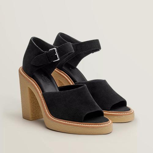  HERMES爱马仕 22年秋冬 女士 高跟凉鞋 Sandales Drew H212059Z 02360 预定商品2-6周发货