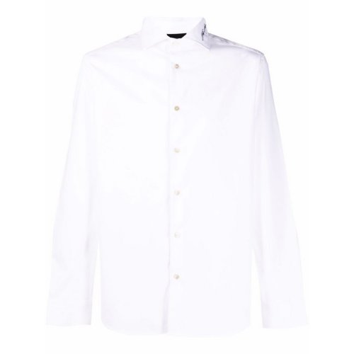  Emporio Armani/安普里奥阿玛尼 男士白色棉质长袖衬衫 6K1CD4 1NB8Z 0100 PLFSX