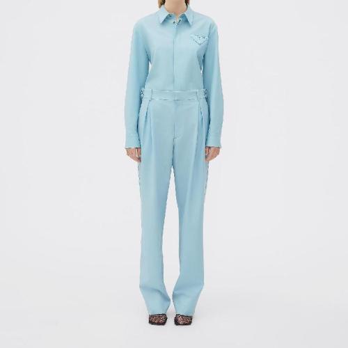  BV葆蝶家 22年秋冬 女士 长袖衬衫 chemise 707895V25W08955