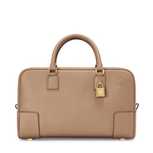 LOEWE/罗意威 21新款Amazona 28系列 女士貂色纳帕小牛皮金属挂锁手提斜挎单肩包0010623841