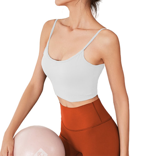 GeleiStory/GeleiStory 瑜伽服运动内衣女瑜伽无袖上衣女健身美背背心一体式内搭文胸秋冬女装＞女士T恤＞女士短袖T恤