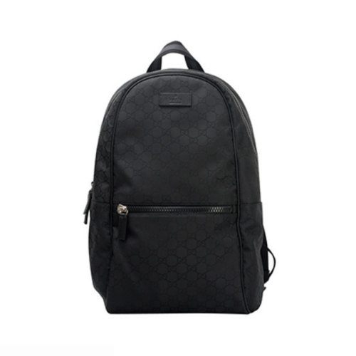 GUCCI/古驰 男女通用中性款黑色织布双肩包【预售1-2周发货】 黑色系 均码