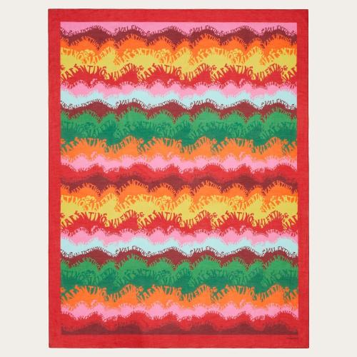  VALENTINO华伦天奴 22年秋冬 女士 围巾 SARONG EN COTON ET SOIE a IMPRIMé VALENTINO WA_VE