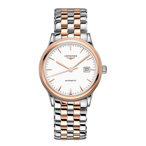 LONGINES/浪琴  军旗系列精钢和红色PVD涂层自动机械男士腕表40毫米 L4.984.3.92.7