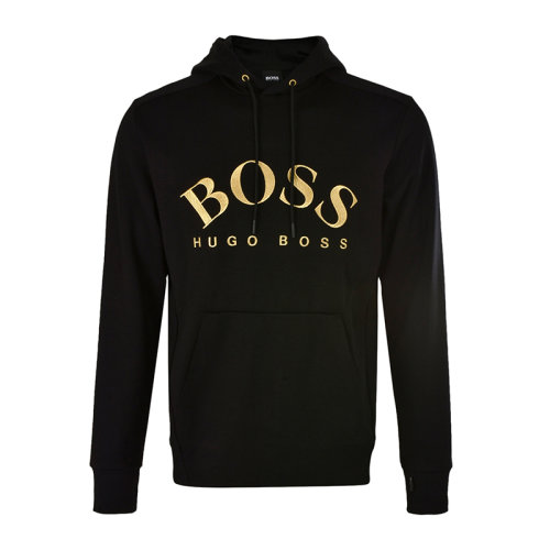 Hugo Boss/雨果博斯  棉质经典logo标识长袖套头运动衫男士卫衣