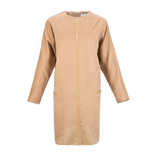 Max mara/Max mara 女装 服饰 羊毛长袖圆领上衣时尚长款女士连衣裙