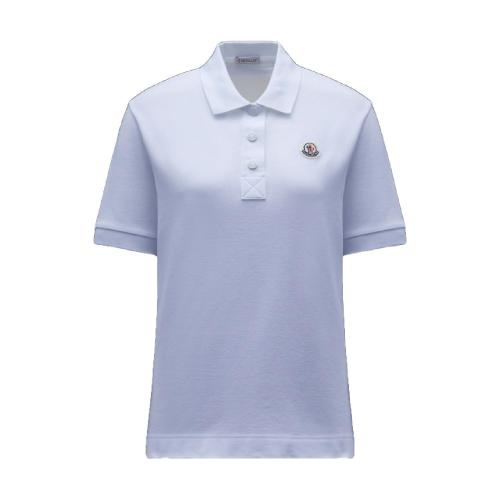  MONCLER蒙可蒙克莱 22年秋冬 女士 短袖Polo Logo Polo Shirt H20938A0000384720001