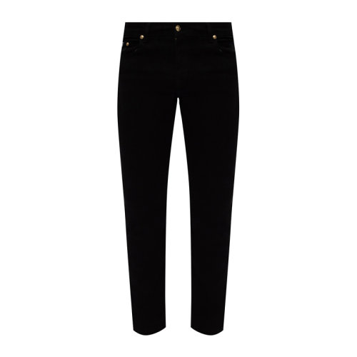 VERSACE JEANS/范思哲牛仔 男士黑色棉质混纺氨纶修身款休闲裤牛仔裤长裤男裤 A2GZA0S4-60366-899