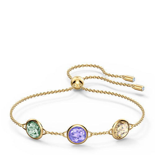 Swarovski/施华洛世奇 TAHLIA系列女镀白金色仿水晶石多色宝石手镯手环手链 多色可选