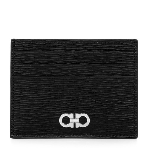 Salvatore Ferragamo/菲拉格慕 男士黑色卡夹 66-A302-698914（99新未使用）