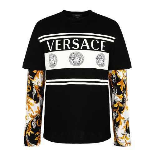 VERSACE/范思哲 时尚潮流男士T恤男士长袖T恤A86389A236035