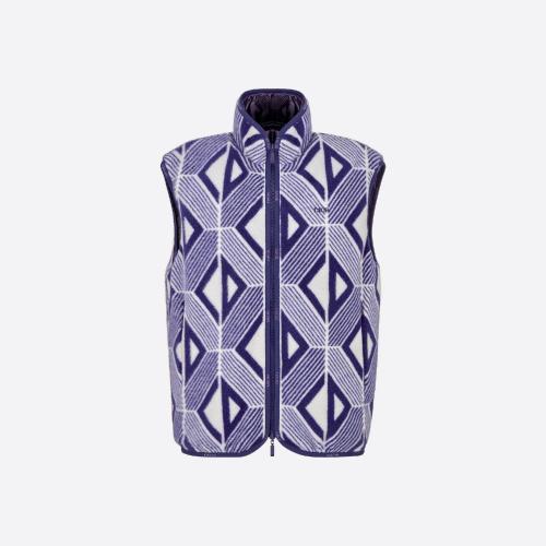  DIOR迪奥 22年秋冬 男士 马甲 Blouson sans manches reversible Ski Capsule CD Diamond 313J