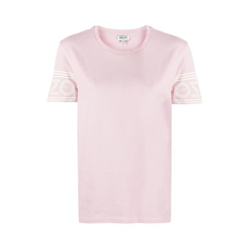  KENZO/高田贤三 女士淡粉色棉质短袖T恤 F862TS793 985 34 PLFSX