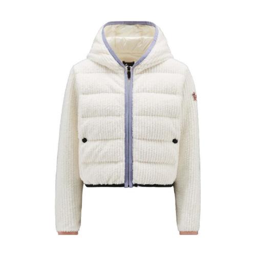  MONCLER蒙可蒙克莱 22年秋冬 女士 羽绒服 摇粒绒半羽绒连帽卫衣 H20988G00018809JL034