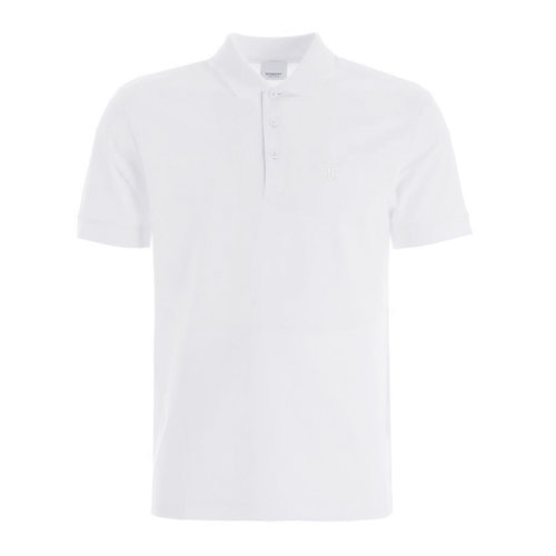 BURBERRY/博柏利男装 服饰  潮流时尚 棉质TB刺绣logo标识图案半袖 男士短POLOT恤 8014003