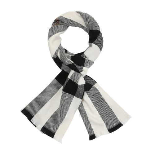黑白格女士羊绒围巾 BURBERRY/博柏利 巴宝莉 男女同款 围巾女 围脖