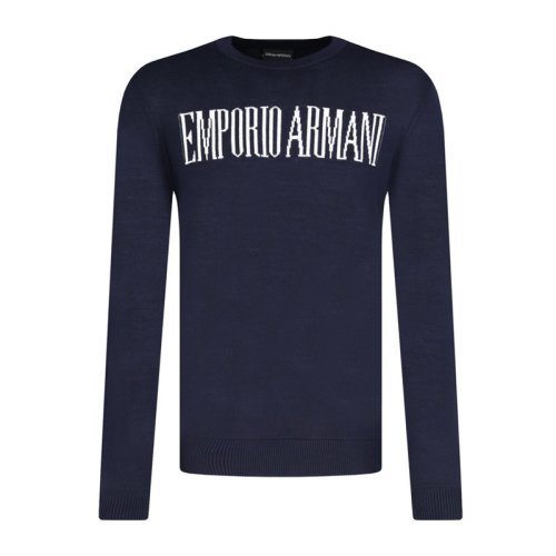  Emporio Armani/安普里奥阿玛尼 男士深蓝色时尚休闲针织衫/毛衣 6G1MYH MPXZ 0924 PLFSX