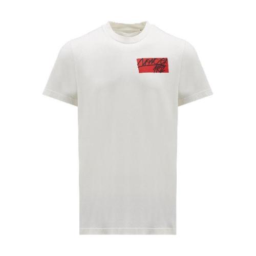  MONCLER蒙可蒙克莱 22年秋冬 男士 短袖T恤 Printed Motif T-Shirt H20928C00014M2326034