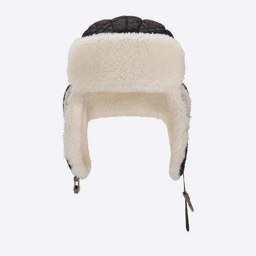  DIOR迪奥 22年秋冬 女士 帽子 Dior Frost 护耳帽 25PCA940A160_C900