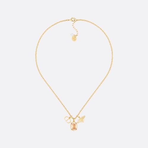  DIOR迪奥 22年秋冬 女士 项链 Collier Petit CD N1714PTCCY_D01L