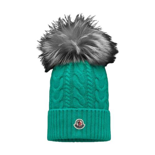  MONCLER蒙可蒙克莱 22年秋冬 女士 帽子 Cable-knit beanie G*w*20939Z70301A9328848 预定商品1-3周发货