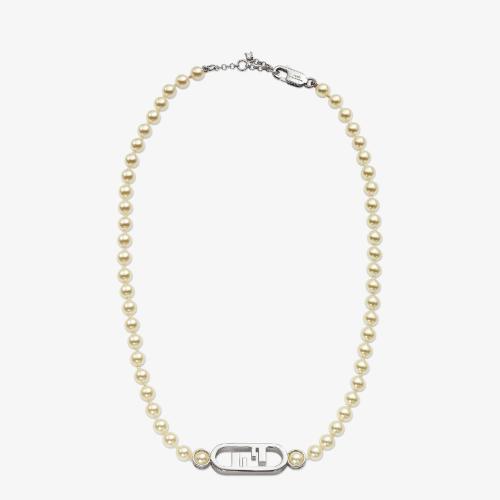  FENDI芬迪 22年秋冬 男士 项链 白色项圈 7AJ62_8SJF1IL0