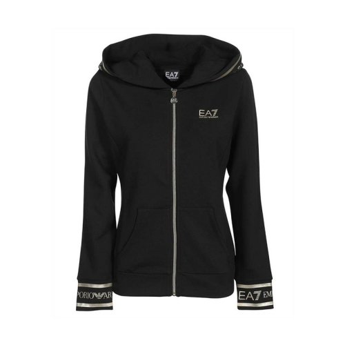  Emporio Armani/安普里奥阿玛尼 女士黑色棉质卫衣 6KTM09 TJAVZ 0200 PLFSX