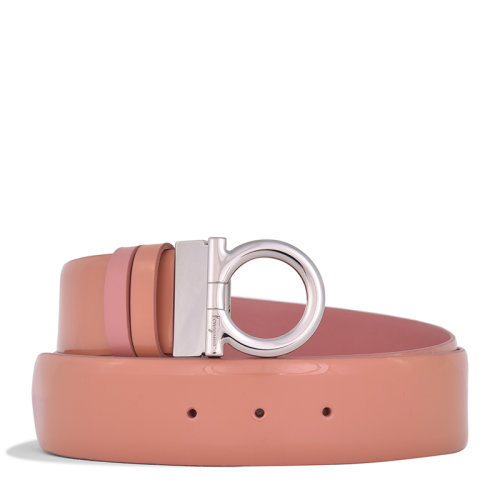 Salvatore Ferragamo/菲拉格慕 男女同款双面扣环腰带 23-A946多色可选