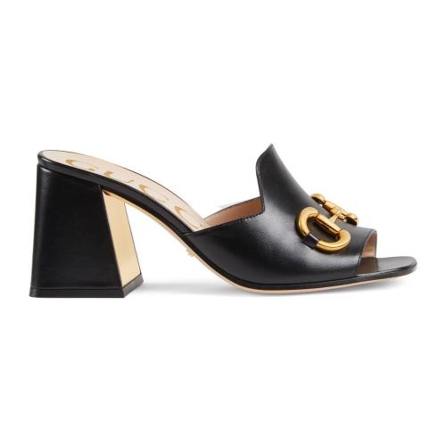  GUCCI古驰 22年秋冬 女士 女士马衔扣凉鞋 655412 BKO00 1000