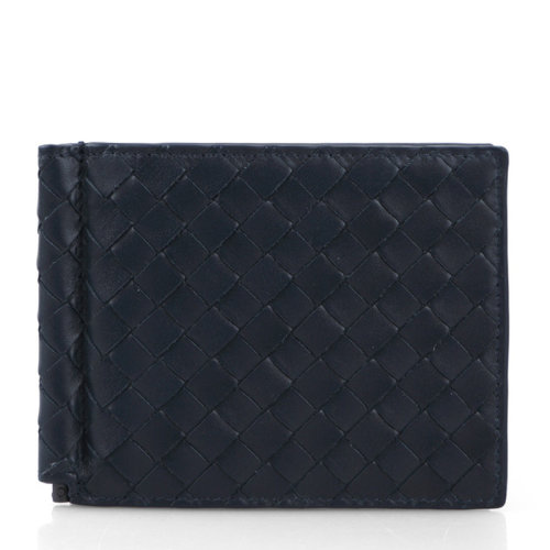Bottega veneta 宝缇嘉  男士牛皮编织短款钱包钱夹