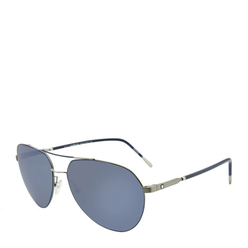 MontBlanc/万宝龙 简约 纤细 轻架 飞行员 蛤蟆镜 男女款 太阳镜 墨镜 眼镜 MB695S 60mm MontBlanc 万宝龙