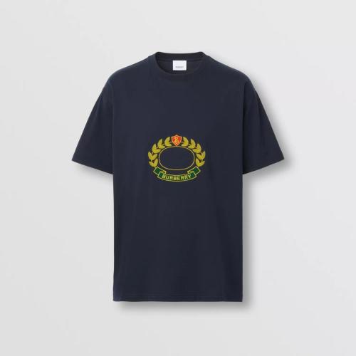  BURBERRY 22年秋冬 男士 橡树叶徽章棉质宽松 T 恤衫 80612921