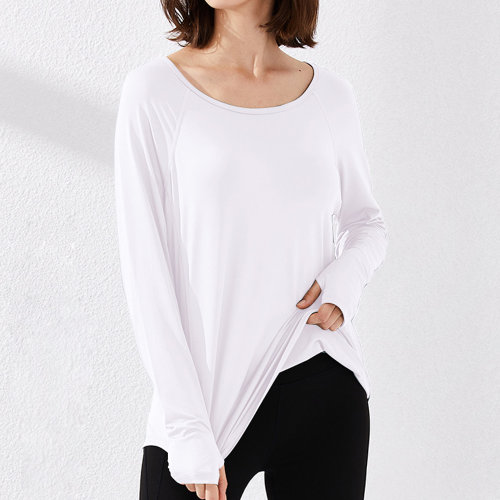 GeleiStory/GeleiStory 弹力速干宽松健身运动上衣女 跑步显瘦网红网孔透气瑜伽长袖T恤女装＞女士衬衫＞女士长袖衬衫