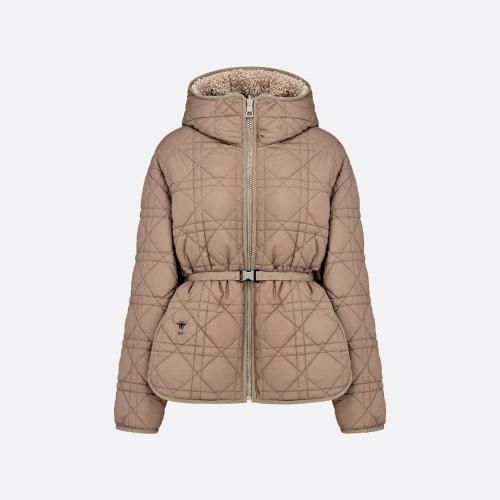  DIOR迪奥 22年秋冬 女士 大衣 Caban reversible Macrocannage 257C80A2827_X1758