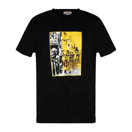 Alexander McQueen/亚历山大麦昆男士短袖T恤649877QQZ57