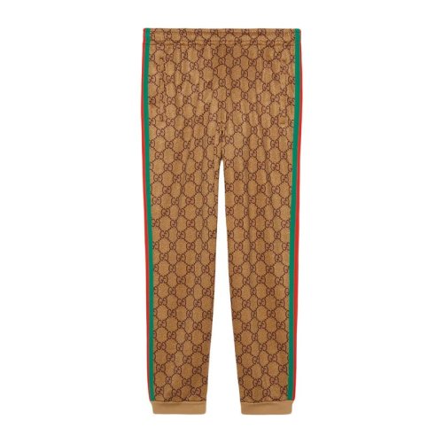 GUCCI/古驰 GG平纹针织慢跑男士休闲裤 523489 X9V35