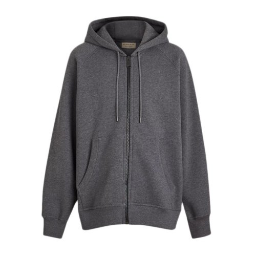 BURBERRY/博柏利  男装 服饰 棉质抽绳连帽运动衫短款 男士夹克外套