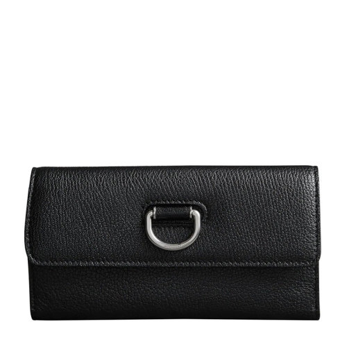 BURBERRY/博柏利 女士D环纯色长款钱包钱夹卡包女包 多色可选