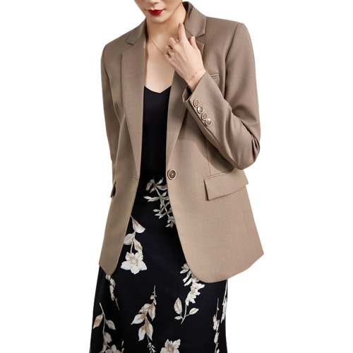 GeleiStory/GeleiStory 西装外套女2022秋冬新款廓形修身长袖小西服职场休闲上衣  女士西服