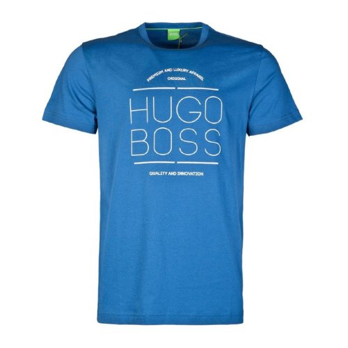 HUGO BOSS/雨果波士 男装 服饰 金色棉质时尚百搭圆领男士短袖T恤