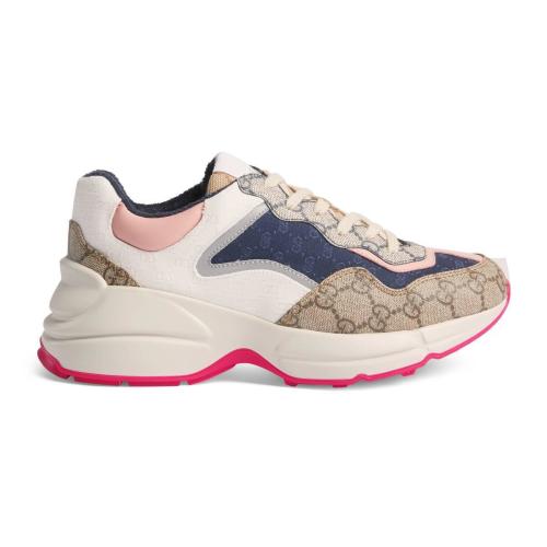 GUCCI古驰 22年秋冬 女士 Rhyton系列女士GG运动鞋 620185 99WF0 4371