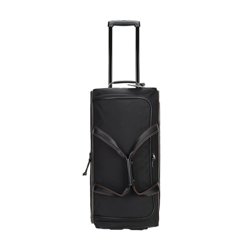 Longchamp/珑骧 Boxford系列中号滚轮式旅行袋织物/配皮拉杆箱行李箱 1445 080